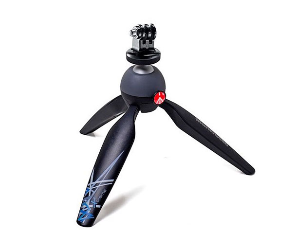 Manfrotto PIXI Xtreme Mini Statief met GoPro mount