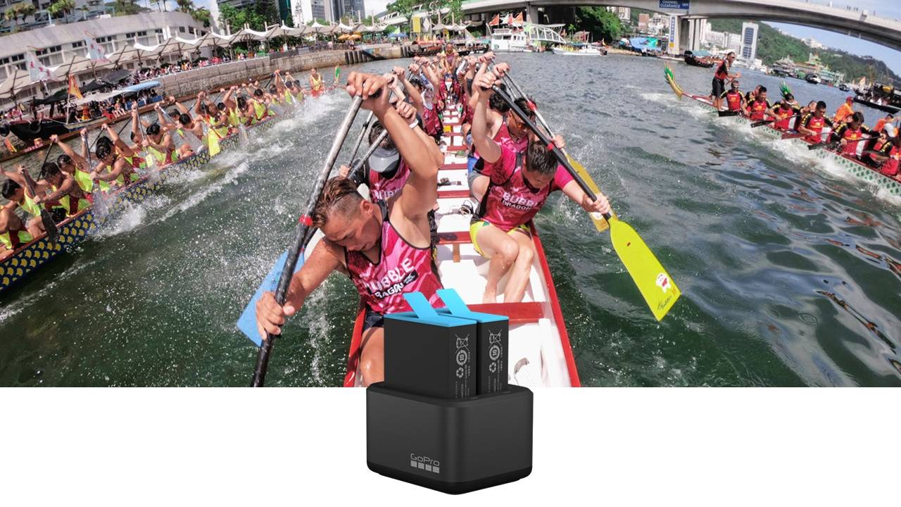 GoPro HERO9-HERO12 Dual Battery Charger + Battery