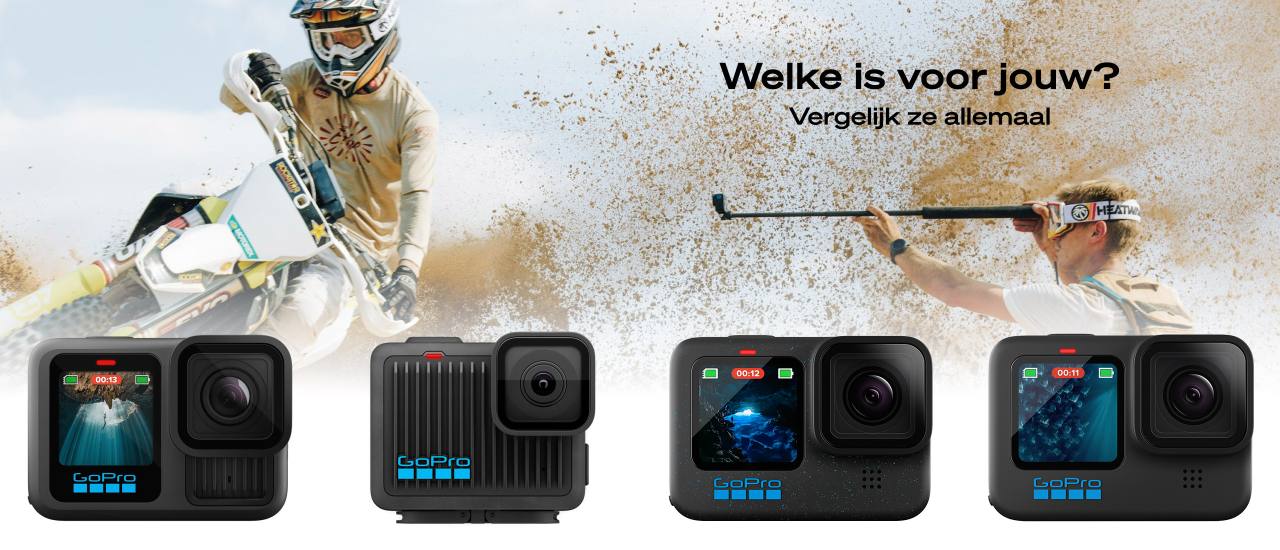 De Ultieme Vergelijkingsgids voor GoPro HERO Camera's