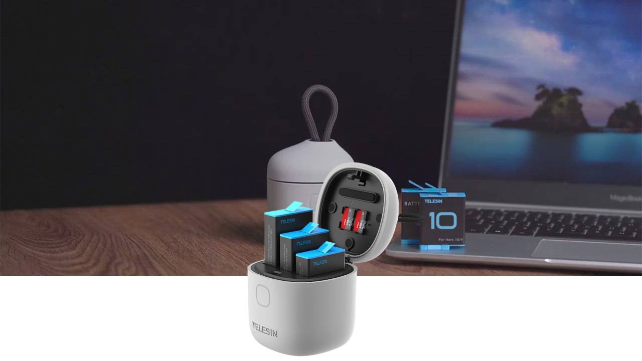 Allin Box Charger voor GoPro HERO11, HERO10 & HERO9