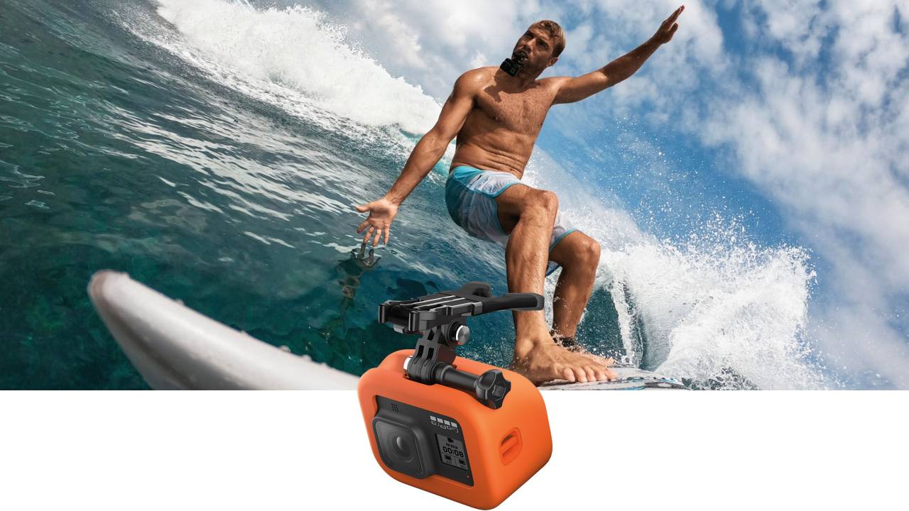 GoPro HERO8 Black Bite Mount + Floaty