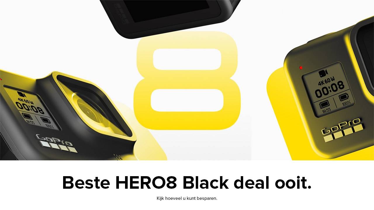 Beste HERO8 Black deal ooit