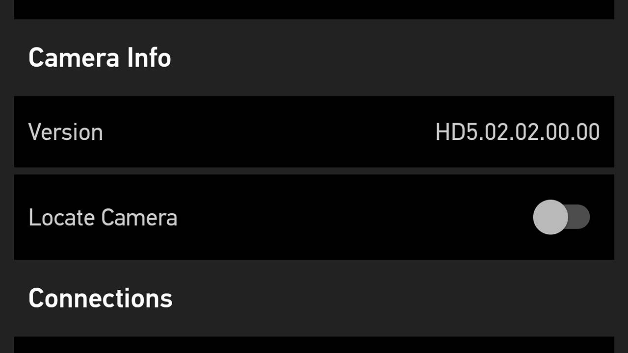 HERO5 Black update v02.00