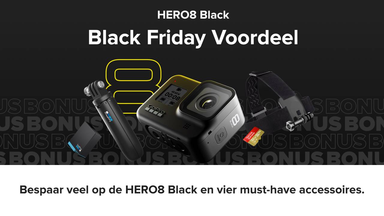 HERO8 Black Friday aanbieding